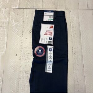 IZOD Tough Cotton Stretch Navy Pants